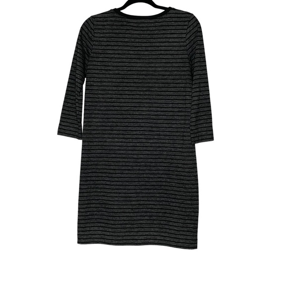 Loft grey and black sheath tunic 3/4 length sleeve dress. Size XS - Picture 2 of 7